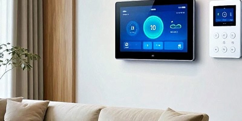 Smart Home Steuerung im Wohnzimmer