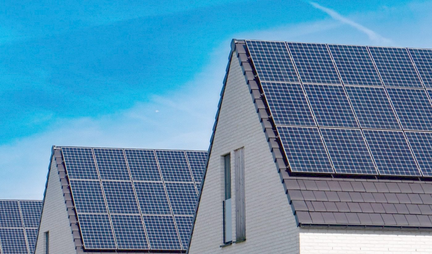 Photovoltaikanlage auf Satteldächern